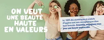 Beauté garantie sans microplastiques